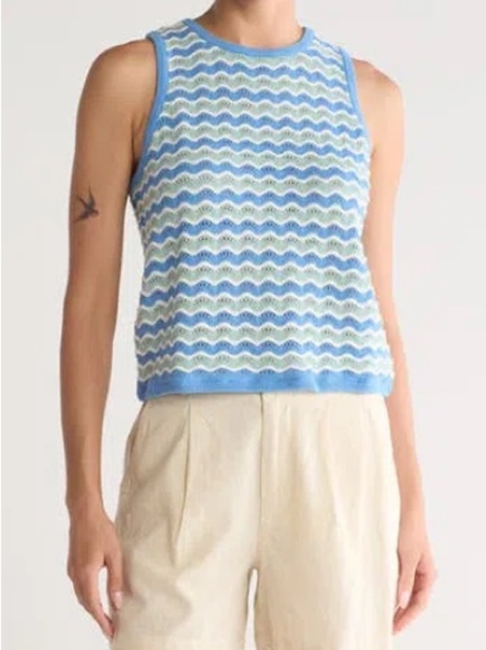 Marine Layer Fay Sleeveless Sweater Top